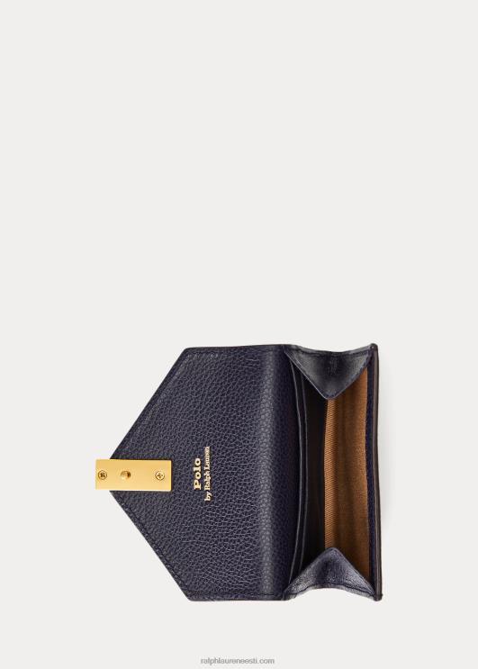 Ralph Lauren naised polo id nahast kokkupandav kaardikohver PR0V9744 kesköö merevägi