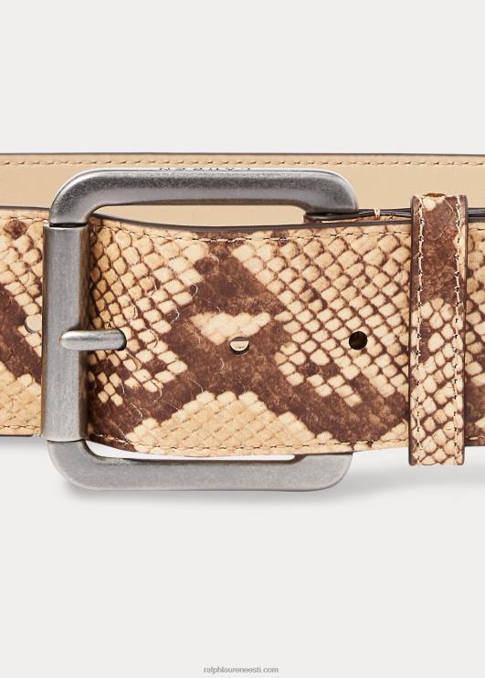 Ralph Lauren naised kunstmaonahast lai vöö PR0V4909 pärgament