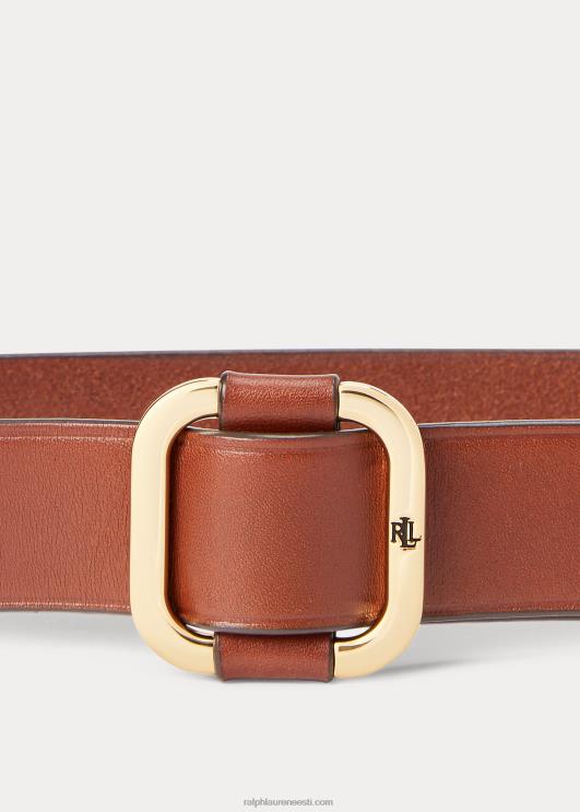Ralph Lauren naised liugpandlaga nahast vöö PR0V4923 cuoio