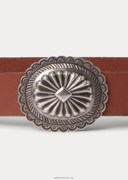 Ralph Lauren naised nahast lai vöö PR0V4947 cuoio