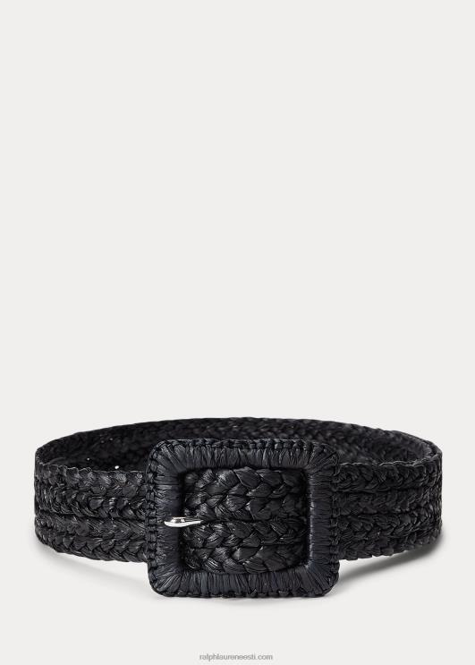 Ralph Lauren naised raffia lai vöö PR0V4917 must