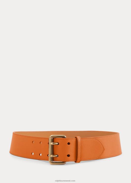 Ralph Lauren naised vasikanahast kaheharuline vöö PR0V5590 tan