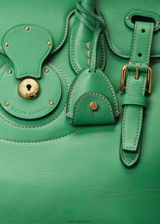 Ralph Lauren naised vasikanahk pehme rikkis 33 PR0V5307 piparmünt