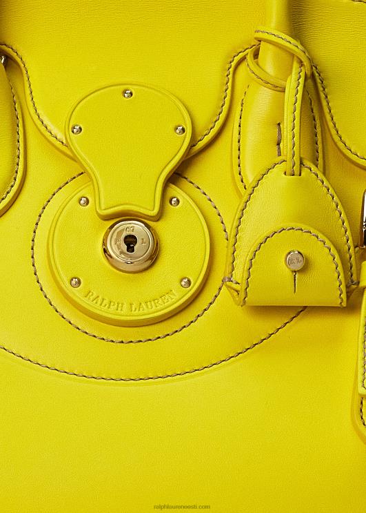 Ralph Lauren naised vasikanahk pehme rikkis 33 PR0V5310 kanaari kollane