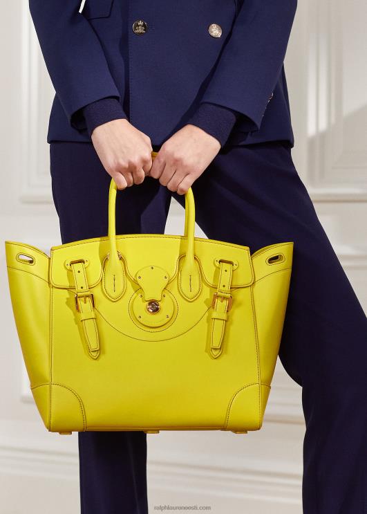 Ralph Lauren naised vasikanahk pehme rikkis 33 PR0V5310 kanaari kollane