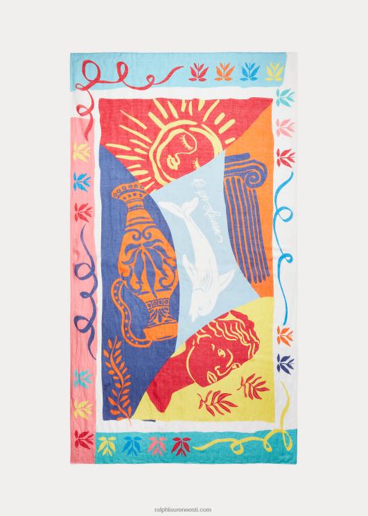 Ralph Lauren naised mütoloogia-motiiv linasest segust sall PR0V9747 mitu