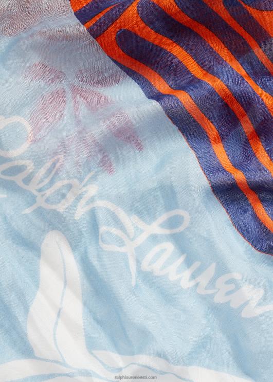 Ralph Lauren naised mütoloogia-motiiv linasest segust sall PR0V9747 mitu