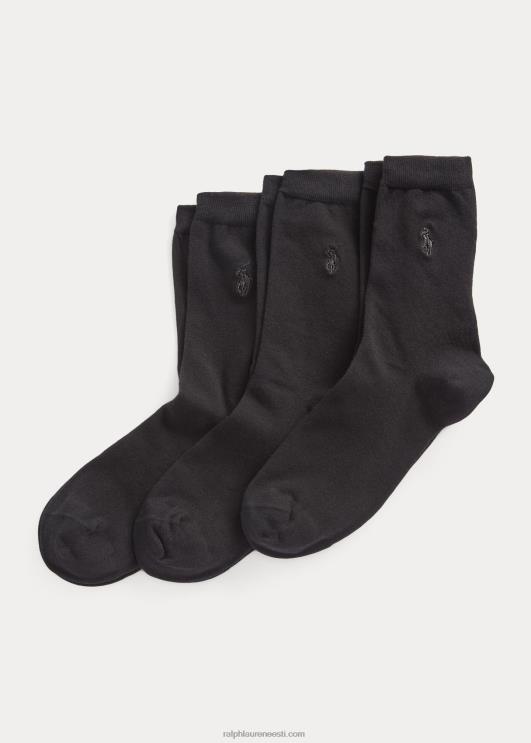 Ralph Lauren naised crew sokk 3-pakk PR0V5519 must