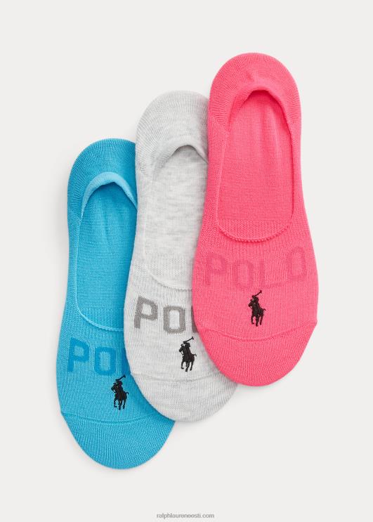 Ralph Lauren naised logoga vooderdisokk 3-pakk PR0V5516 mitu