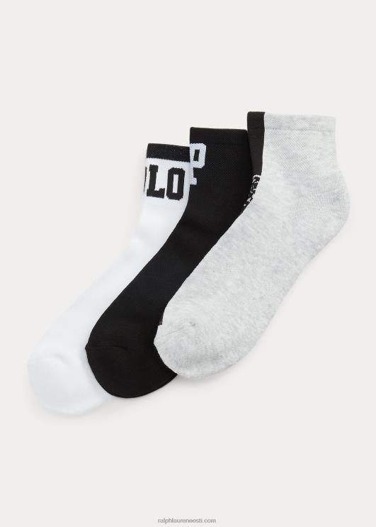 Ralph Lauren naised mitme logoga meeskonna sokk 3-pakk PR0V5503