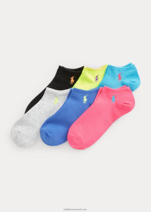 Ralph Lauren naised pahkluu sokk 6 tk PR0V5505 mitu