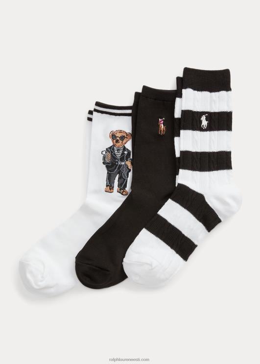 Ralph Lauren naised polo karu sokkide kinkekarp PR0V5533 erinevat värvi pakend