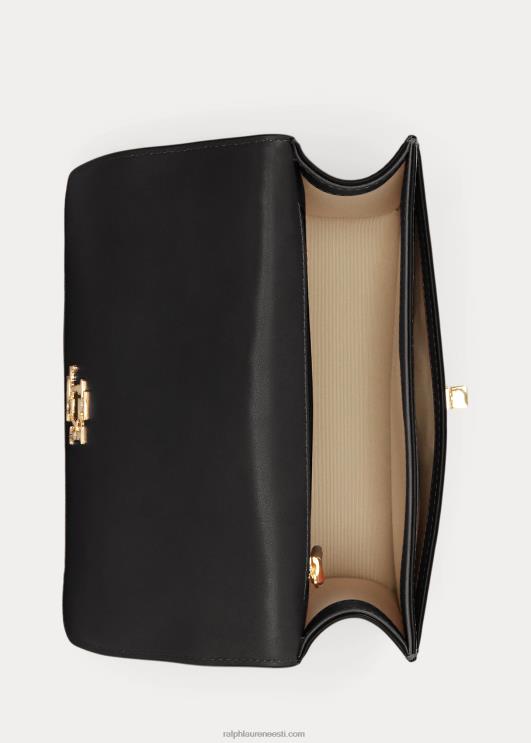 Ralph Lauren naised nahast keskmine sophee kott PR0V5377 must