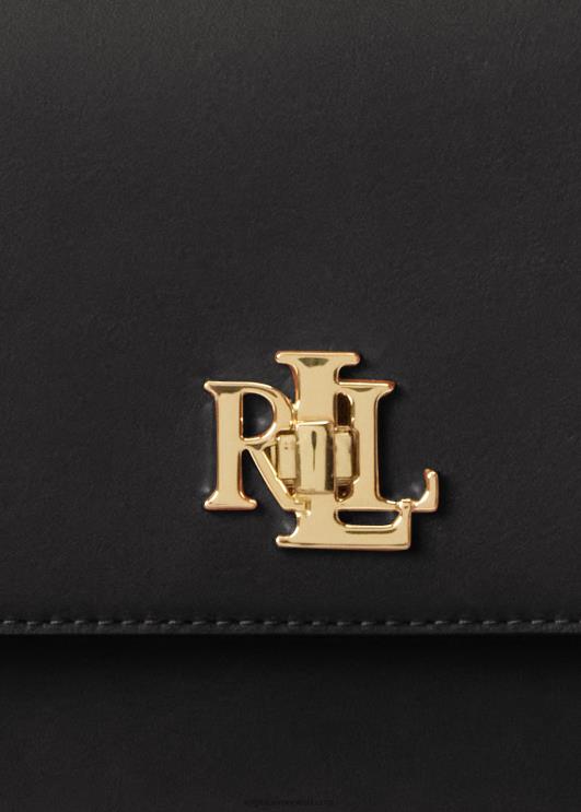 Ralph Lauren naised nahast keskmine sophee kott PR0V5377 must