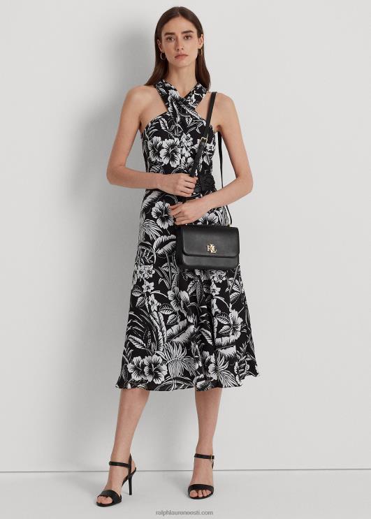 Ralph Lauren naised nahast keskmine sophee kott PR0V5377 must