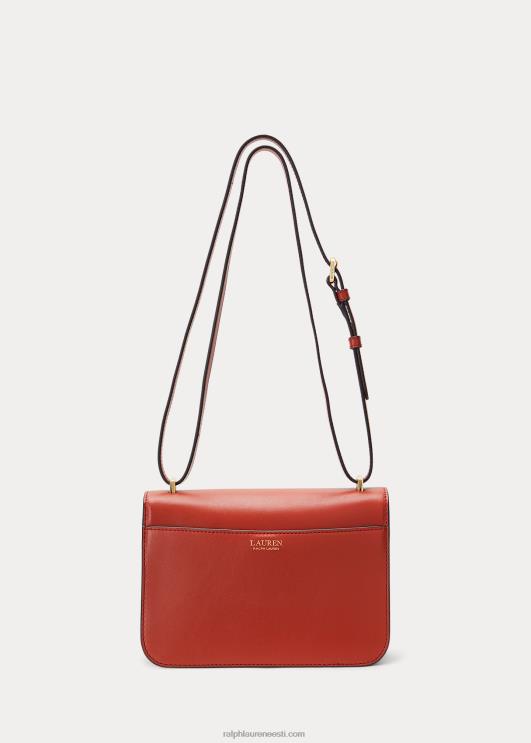 Ralph Lauren naised nahast keskmine sophee kott PR0V5379 punane päikesekivi