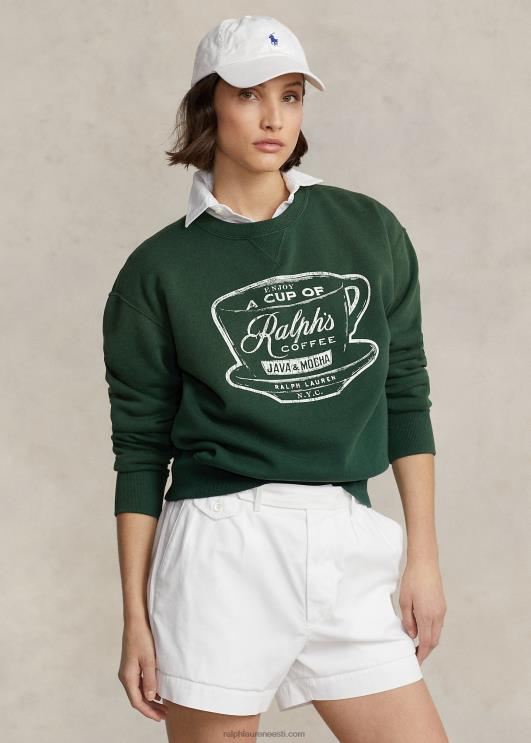 Ralph Lauren unisex Crewneck dressipluus PR0V449 roheline