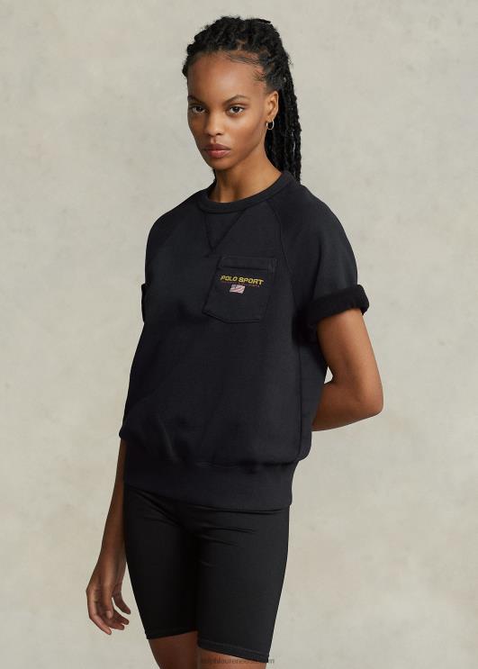 Ralph Lauren unisex polo sport lühikeste varrukatega dressipluus PR0V3420 must