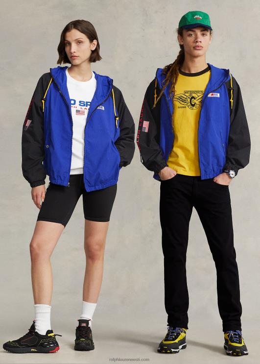 Ralph Lauren unisex polo sport vetthülgav jope PR0V101 safiir täht multi