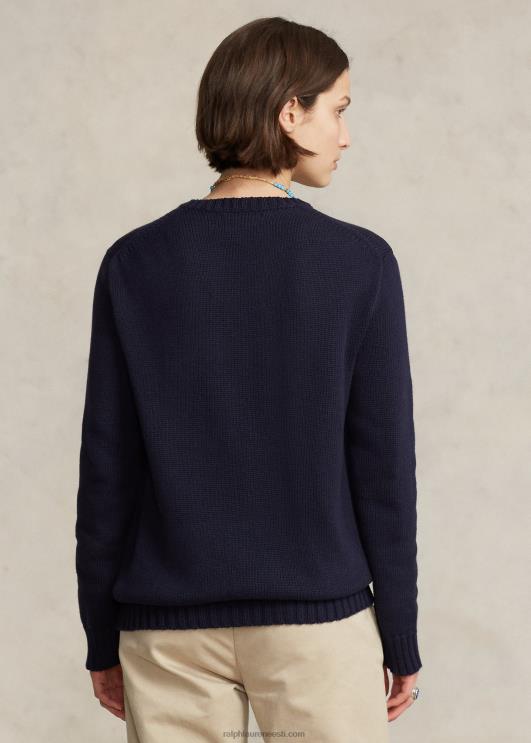 Ralph Lauren unisex ikooniline lipuga kampsun PR0V3428 merevägi