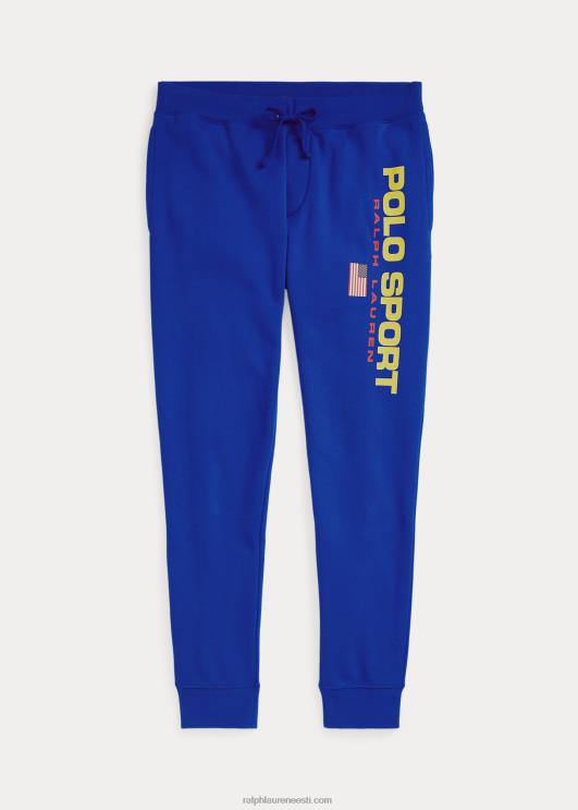 Ralph Lauren unisex polo sport fliisist jooksupüksid PR0V704 safiirist täht