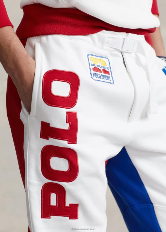 Ralph Lauren unisex polo sport värviblokiga fliispüksid PR0V126 safiir täht multi