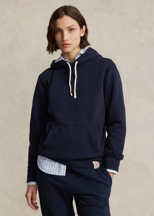 Ralph Lauren unisex fliisist kapuuts PR0V3405 kruiisilaevastik