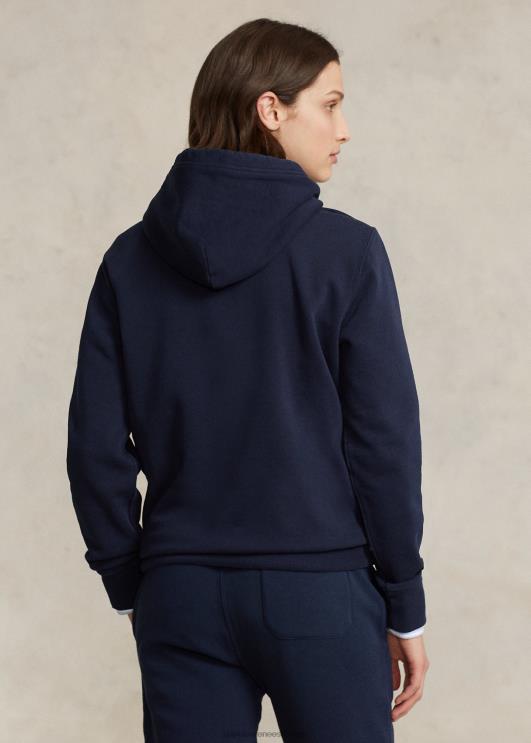 Ralph Lauren unisex fliisist kapuuts PR0V3405 kruiisilaevastik