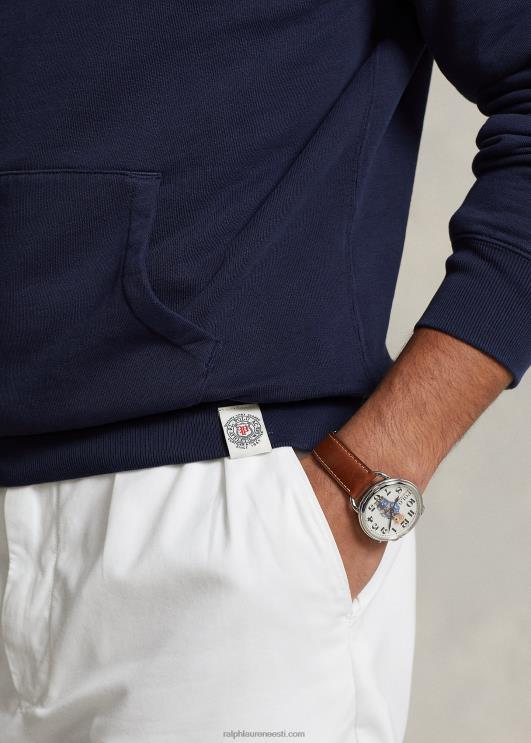 Ralph Lauren unisex fliisist kapuuts PR0V3405 kruiisilaevastik