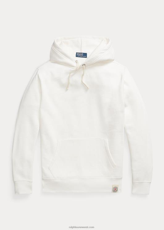 Ralph Lauren unisex fliisist kapuuts PR0V3407 tekipesu valge