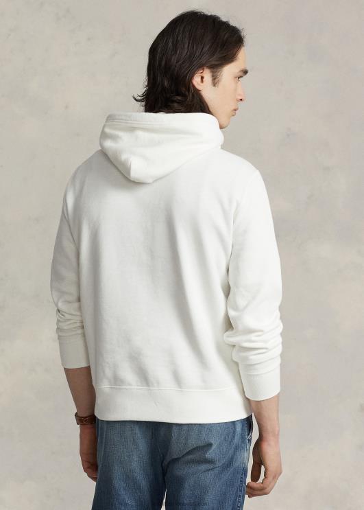 Ralph Lauren unisex fliisist kapuuts PR0V3407 tekipesu valge