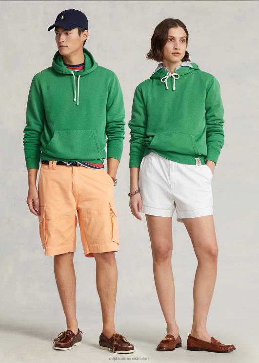 Ralph Lauren unisex fliisist kapuuts PR0V3408 optika roheline