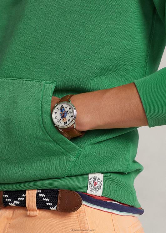 Ralph Lauren unisex fliisist kapuuts PR0V3408 optika roheline