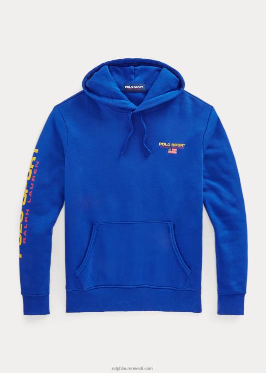 Ralph Lauren unisex polo sport fliisist kapuuts PR0V3423 safiirist täht