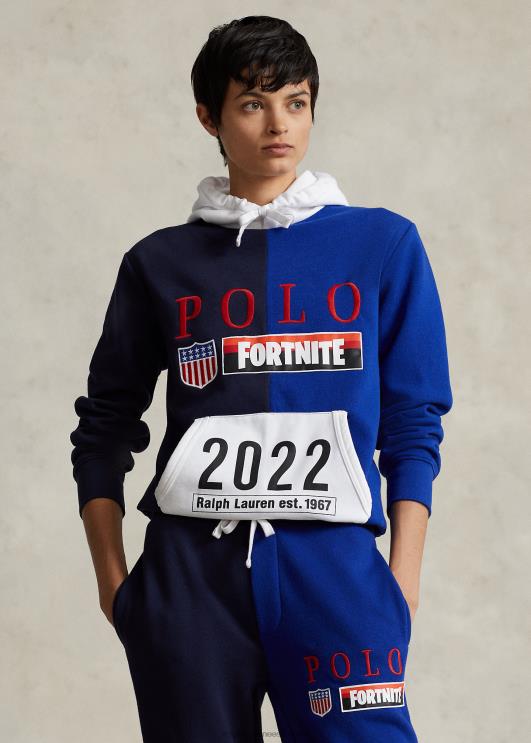 unisex polo ralph lauren x fortnite kapuuts PR0V1056 kruiisilaevastiku multi