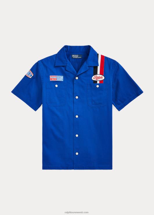 Ralph Lauren unisex klassikaline sobiv polo sport graafiline särk PR0V793 kuninglik pärand