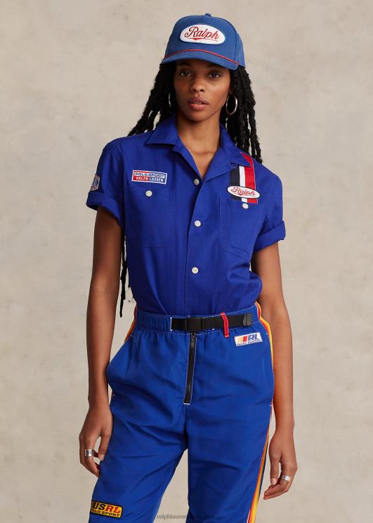 Ralph Lauren unisex klassikaline sobiv polo sport graafiline särk PR0V793 kuninglik pärand