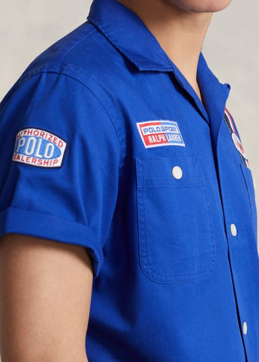 Ralph Lauren unisex klassikaline sobiv polo sport graafiline särk PR0V793 kuninglik pärand