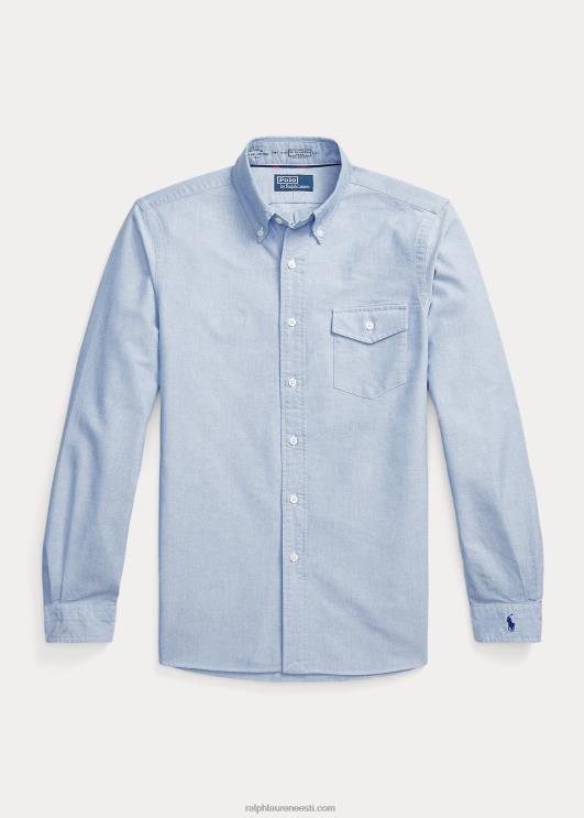 Ralph Lauren unisex kohandatud oksfordi särk PR0V935 sinine