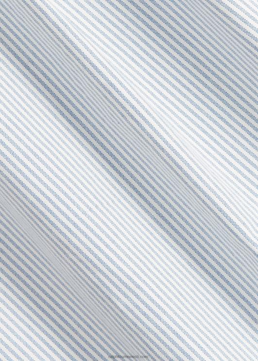 Ralph Lauren unisex kohandatud sobivusega triibuline oxfordi särk PR0V137 sinine/valge