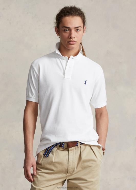 Ralph Lauren unisex originaal sobiv võrk polosärk PR0V3402 valge