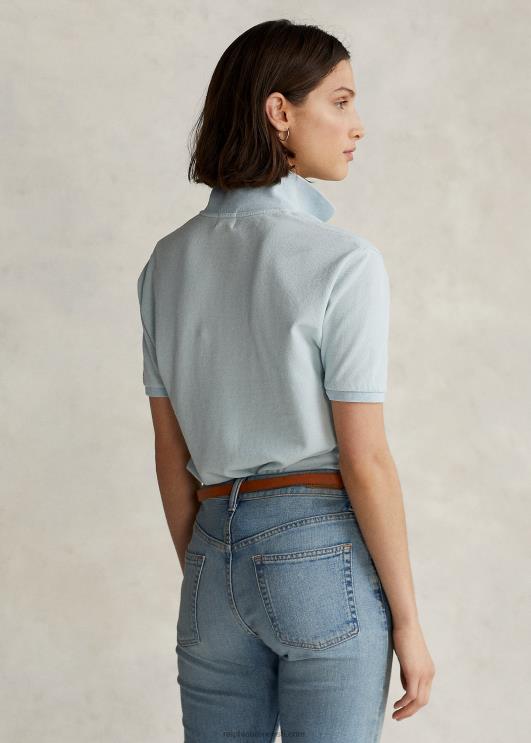 Ralph Lauren unisex polo x feed polosärk PR0V1143 kerge indigo