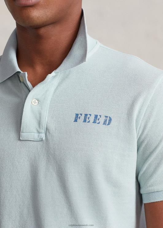 Ralph Lauren unisex polo x feed polosärk PR0V1143 kerge indigo