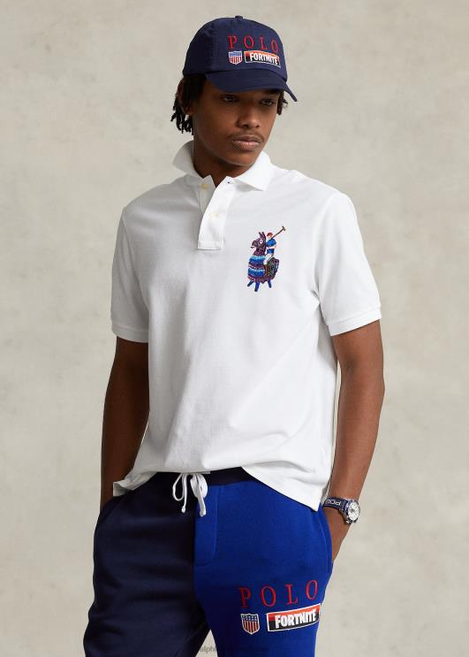 unisex polo ralph lauren x fortnite polosärk PR0V1221 valge