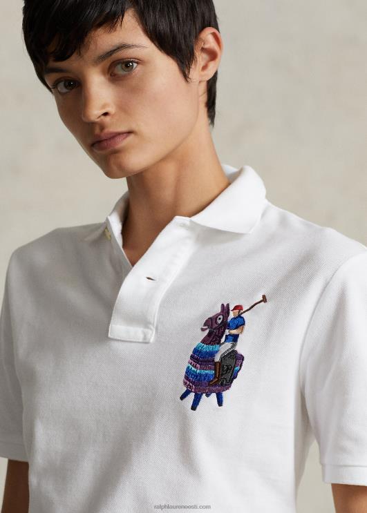 unisex polo ralph lauren x fortnite polosärk PR0V1221 valge