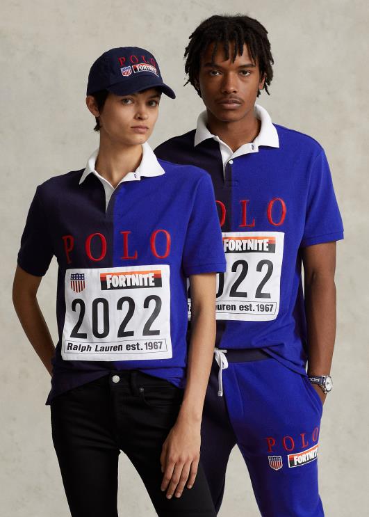 unisex polo ralph lauren x fortnite polosärk PR0V1227 kruiisilaevastiku multi