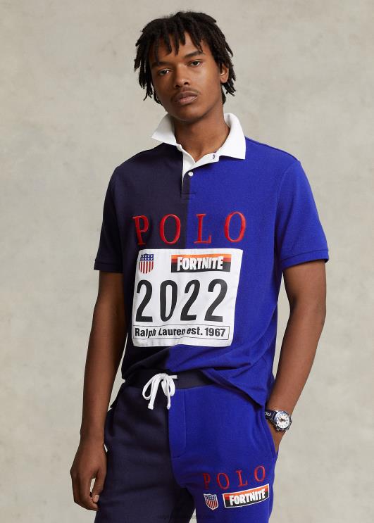 unisex polo ralph lauren x fortnite polosärk PR0V1227 kruiisilaevastiku multi