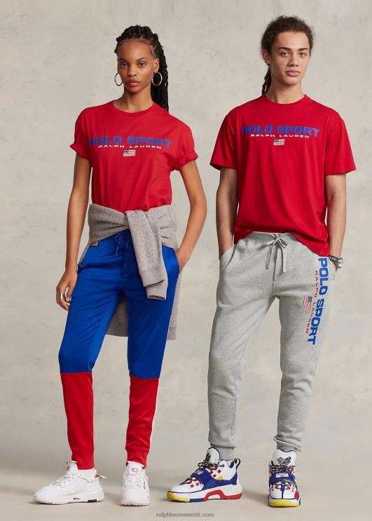 Ralph Lauren unisex klassikaline polo sport trikoo T-särk PR0V3414 Rl 2000 punane