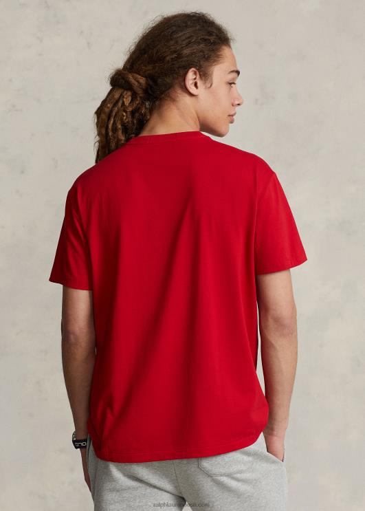 Ralph Lauren unisex klassikaline polo sport trikoo T-särk PR0V3414 Rl 2000 punane