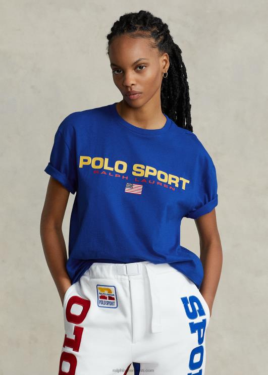 Ralph Lauren unisex klassikaline polo sport trikoo T-särk PR0V3415 safiirist täht